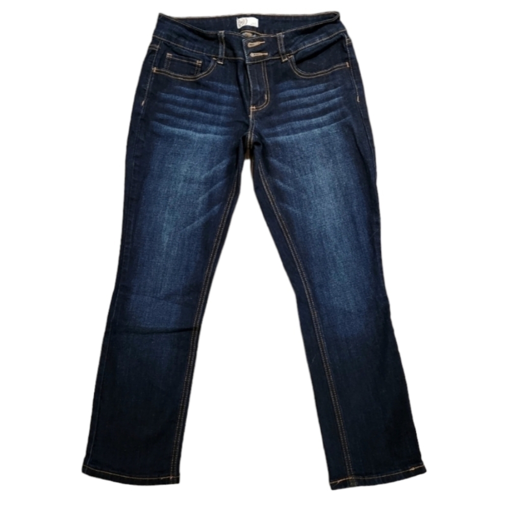 So blue denim straight jeans size 7
